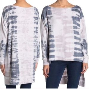 GO COUTURE High/Low Boatneck Tunic Top
